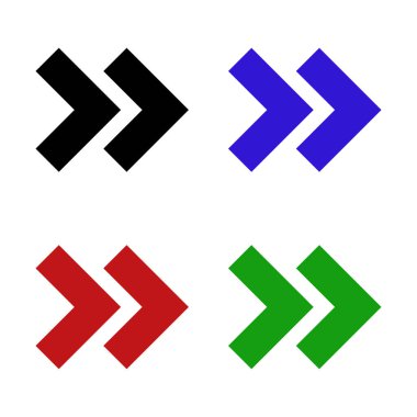 Web ve mobil uygulama tasarımınız için ok simgesi çizimi arkaplanı, ok logosu 