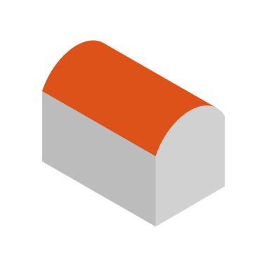 izole ev simgesi, vektör illüstrasyonu