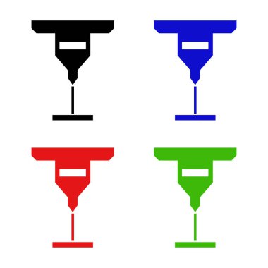 boya silindiri vektör illüstrasyonu