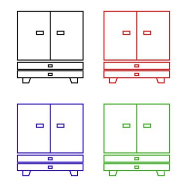 Kostüm simgesi vektör illüstrasyonu