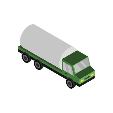 araba taşıma izometrik vektör illüstrasyon tasarımı 