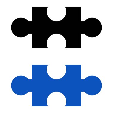 Bulmaca simgesi vektör çizimi