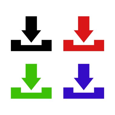 Web ve mobil uygulama tasarımınız için ok simgesi çizimi arkaplanı, ok logosu 