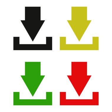 Web ve mobil uygulama tasarımınız için ok simgesi çizimi arkaplanı, ok logosu 