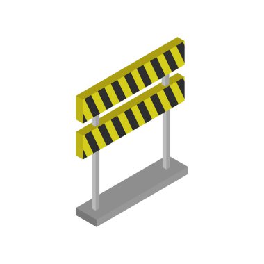 Yol Bloğu vektör illüstrasyonu