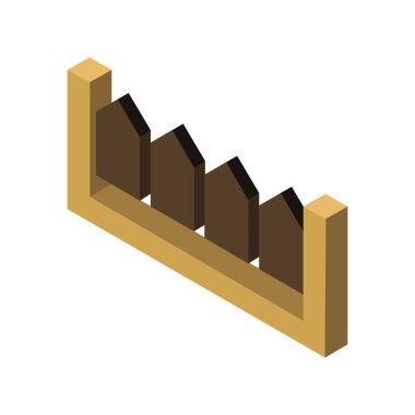 çit izole edilmiş simge tasarımı, vektör illüstrasyon grafiği