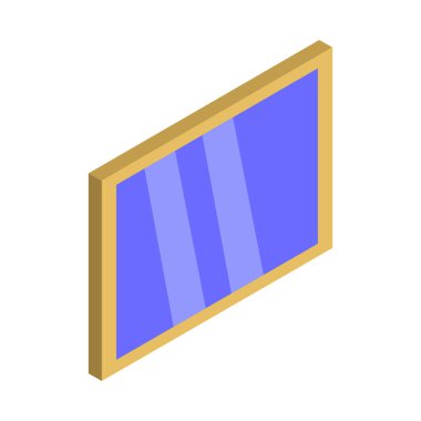 pencere grafik simgesi, vektör illüstrasyonu