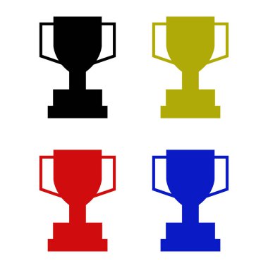 kupa simgesi vektör illüstrasyonu