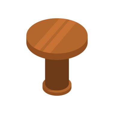 Tablo vektör illüstrasyonu beyaz arkaplanda izole edildi