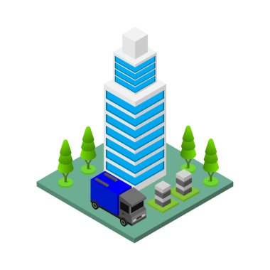 Kentsel ticaretin izometrik kenti