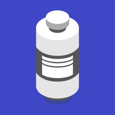 Bir sprey simgesinin vektör illüstrasyonu