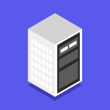 bina simgesi vektör çizimi tasarımı