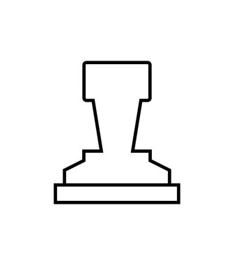 Damga simge vektör çizim