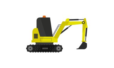 sarı kazıcı simgesi, düz stil