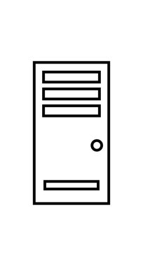 Spor salonu vektör illüstrasyonunda