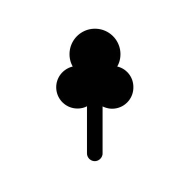 ağaç, vektör illüstrasyonu basit tasarım 