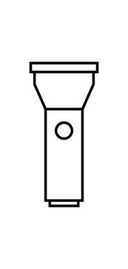 fener simgesinin vektör illüstrasyonu