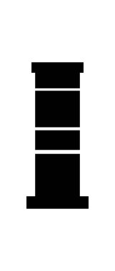 Baca izole edilmiş ikon. Web için vektör ögesi ve stok için simge.