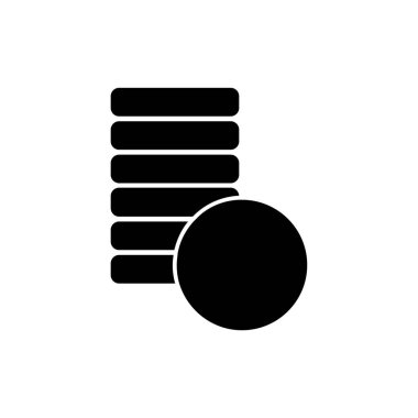 sunucu veritabanı ikon vektör illüstrasyonu