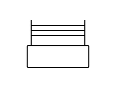 Boks ringi, vektör basit tasarım 