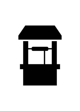 Wellspring Web simgesi vektör illüstrasyonu