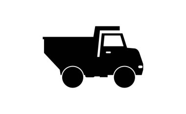 Beyaz arkaplanda siyah vektör illüstrasyon aracı.