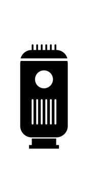  traş makinesi simgesi vektör çizimi