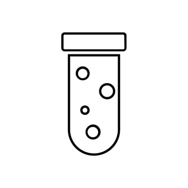 test tübü ikon vektör çizimi