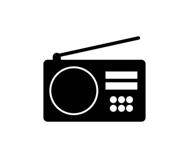 radyo simgesi vektör illüstrasyonu