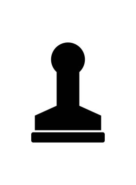 Damga simge vektör çizim