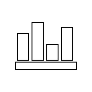grafik ikonu vektör illüstrasyonu