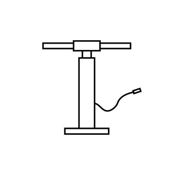 motor pompası ikon vektör illüstrasyonu