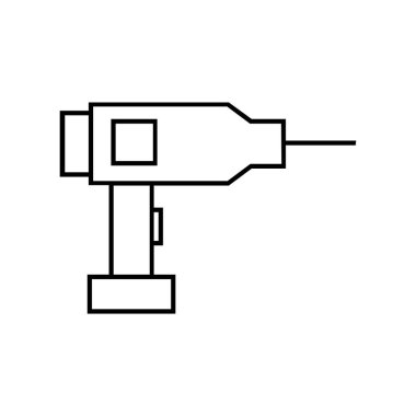 sondaj simgesi izole edilmiş işaret vektörü çizimi