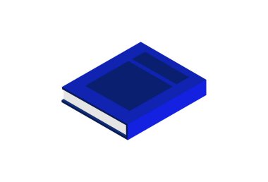 kavram ve grafik tasarımı için kitap vektör illüstrasyon simgesi.