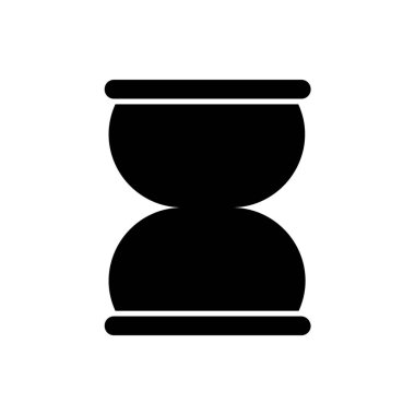 kum saati simgesi, basit vektör çizim