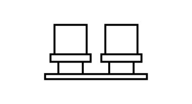 koltuk simgesi çizimi