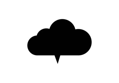 kabarcık konuşma vektörü çizim şablonu