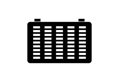 Takvim simgesi, vektör çizimi 