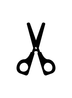 makas simgesi vektör illüstrasyonu