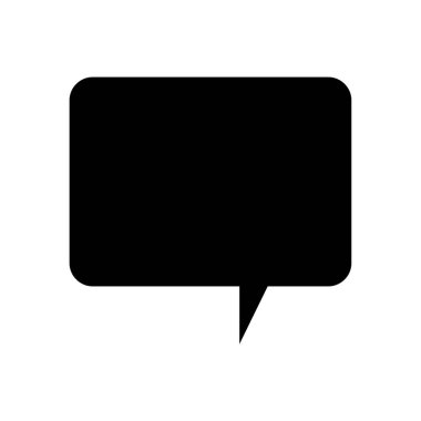 kabarcık konuşma mesajı vektör tasarımı