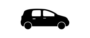 Vektör araba simgesi. vektör illüstrasyonu