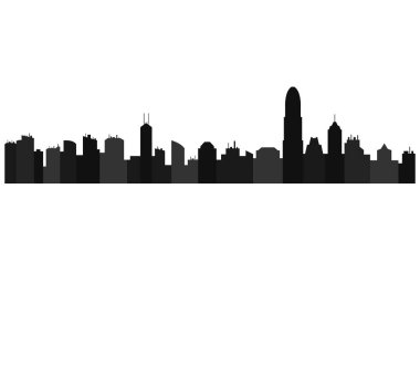 Singapur şehir vektör illüstrasyonu