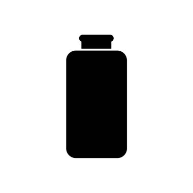 şişe simgesi, vektör illüstrasyonu