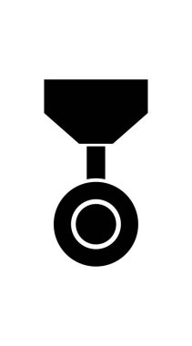 Madalya ikon vektör illüstrasyon tasarımı