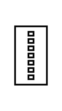 Yol doğrusal simgesi, vektör illüstrasyonu