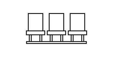 koltuk simgesi çizimi