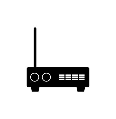 Beyaz arka plan üzerinde yönlendirici simgesi. Vektör çizim. 