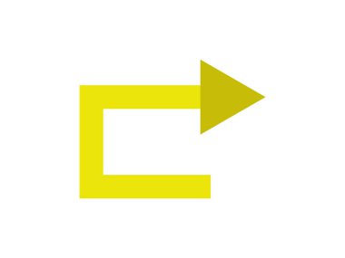 ok simgesi vektör illüstrasyonu