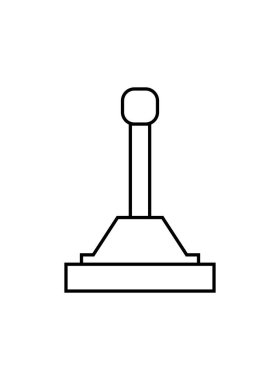 Manuel vites kutusu, vektör basit tasarım 