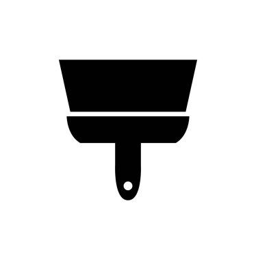 Trowel simgesi, vektör basit tasarım